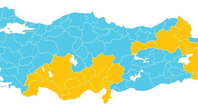 Meteoroloji 19 kenti sarı kodla uyardı! 1